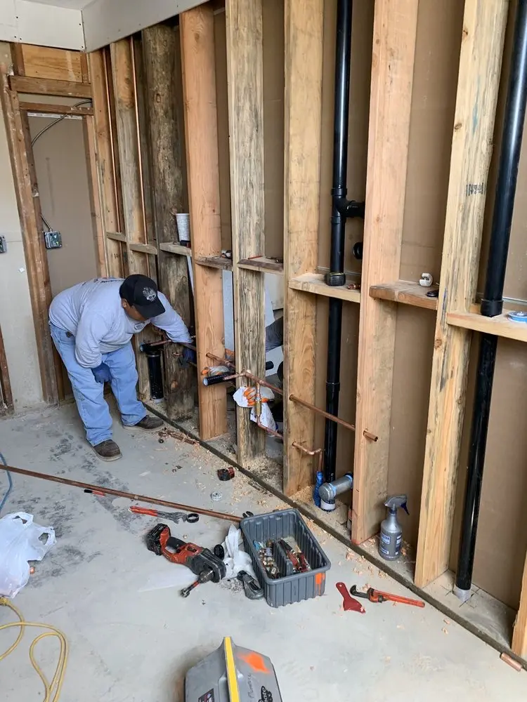 Commercial rough-in plumbing for Commercial Plumbing in Chesapeake City